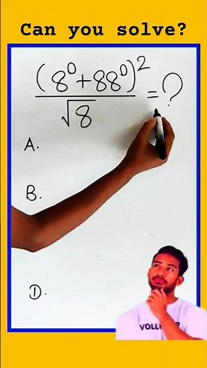 Simplify This Exponent Fraction in 60 Seconds! #shortfeed #maths