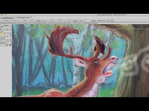 How to animate pastel drawings with Anime Studio Pro 11