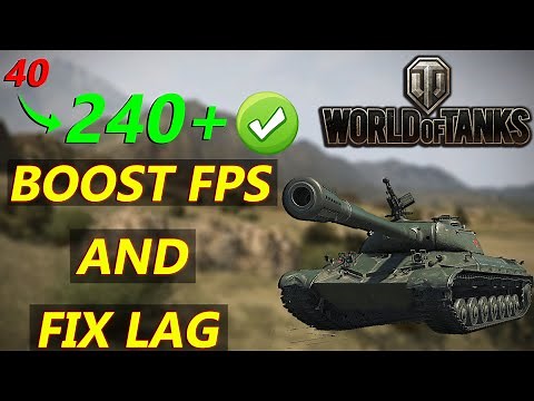 WORLD OF TANKS BOOST FPS AND FIX LAG | OPTIMIZATION PACK FOR WORLD OF TANKS 2023