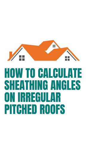 Save your knees a trip up the ladder by calculating sheathing angles on the Construction Master Pro App 📲 And if you want to use trig: 📲 switch the app into trig mode in preferences, or 🔢 use the Construction Master Pro-Desktop or the Construction Master Pro Trig | Calculated Industries
