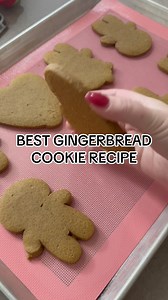 I found this gingerbread cut out cookie recipe a few years ago on Pinterest, and it is my ALL TIME FAVORITE cut out cookie 😍 Every Christmas season I start to crave them. They are so soft and spiced just right! I’ll be decorating some and eating some plain - they are that good! Here’s how to make them: 480 g flour 1 tbsp ground ginger 1 tbsp ground cinnamon 1 tsp salt 1/2 tsp ground nutmeg 1/2 tsp ground cloves 1/2 tsp baking soda 1 cup cold butter 2/3 cup brown sugar 1 egg 2/3 cup molasses 2 t