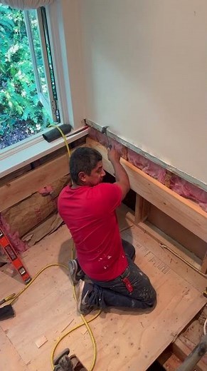 🔨 How to Build a Raised Bathtub Platform | Framing for Modern Tub Installation 🛁 #diy #remodel