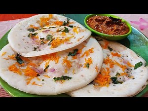 How To Make Set Dosa & Spicy Chutney || SET DOSA SPICY CHUTNEY RECIPE || Easy Breakfast Recipe