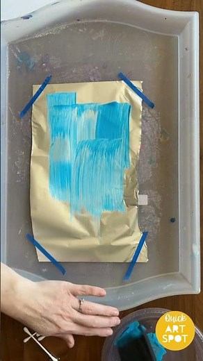 Monoprinting with foil