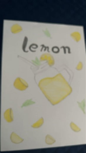 Lemonade drawing#Drawing#Lemon#Shorts#Art#Pencil colour art￼￼￼￼￼￼