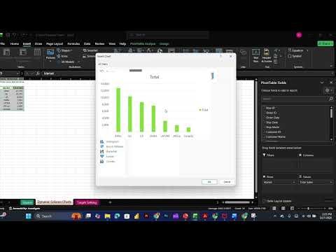 Excel Dynamic Chart Tutorial 🚀 | Smart Data Visualization