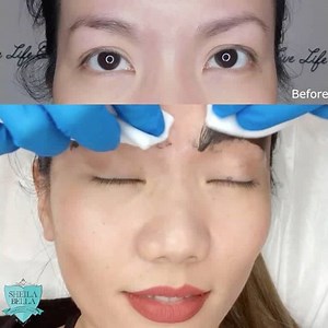 This client is loving her new Sheila Bella Brows ! 💋 | Sheila Bella Microblading