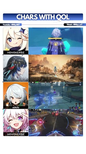 QoL in Characters in Each game✨✨ #wuwa #hsr #zzz #genshinimpact #genshinmemes #memes