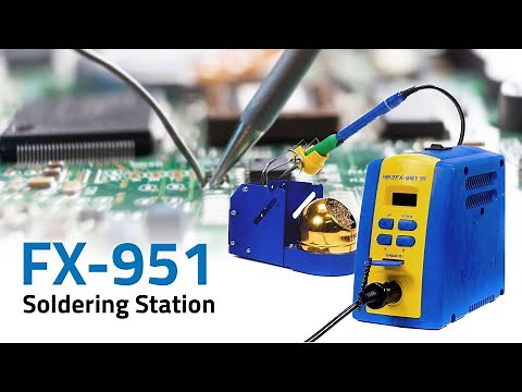 HAKKO FX-951 Soldering Station — Video by American Hakko