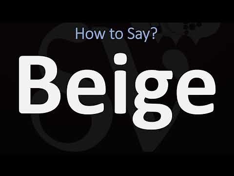 How to Pronounce Beige? (CORRECTLY)
