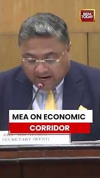 MEA on India–Middle East–Europe Corridor | Major Boost to Global Trade Links