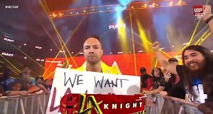 So, WWE blocked the 'WE WANT LA KNIGHT, NOT JEY USO' fan sign.. They know who's gonna cry 😭 #WWERaw | The Low Blow