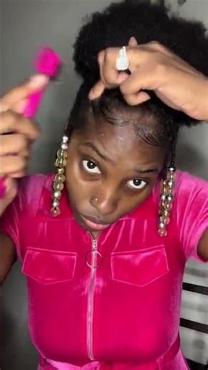 How to Do Edges on 4C Hair (BEGINNERS) | No-Flake Edge Control #bestedgecontrolfor4chair #blackhair