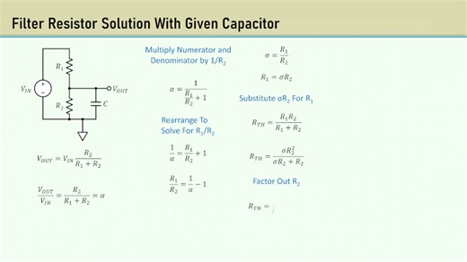 Voltage Divider? Filter? It’s Both!