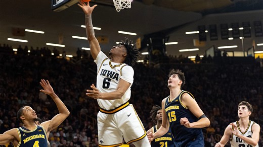 Iowa basketball score vs Nebraska, live updates, TV channel, time