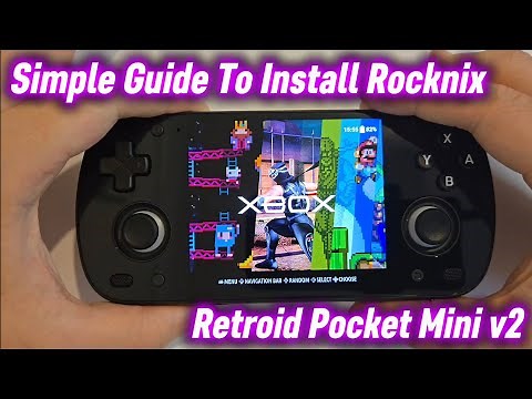 Simple Tutorial Guide To Install Rocknix on Retroid Pocket Mini V2