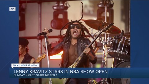 Lenny Kravitz to star in NBC's Sunday Night Basketball show open
