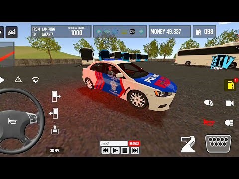 PATROLI MOBIL POLISI MENJELANG LEBARAN BUNYI SIRINE SUPER SERU! IDBS Mobil Polisi Lampung -Jakarta 🚔