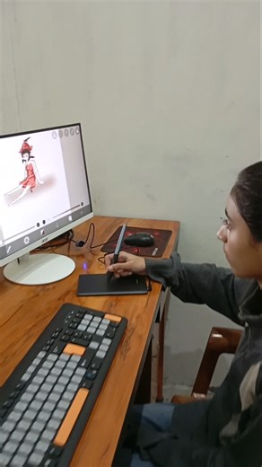 Draw With Me 🎨 | HUION H420X OSU Graphic Drawing Tablet #shorts #tablet