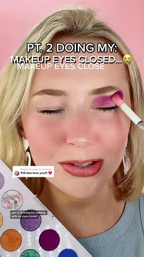 Challenging Makeup Tutorial: Eyes Closed Transformation