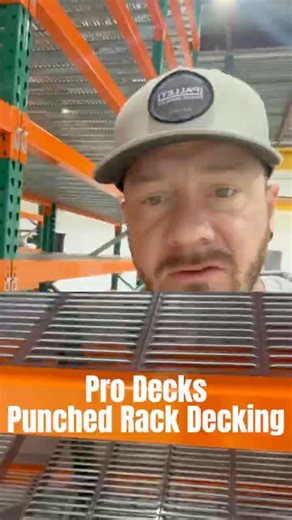 Stronger Than Wire Mesh: Pro Decks™ Punched Rack Decking | Pallet Rack World - COO Mike Brown
