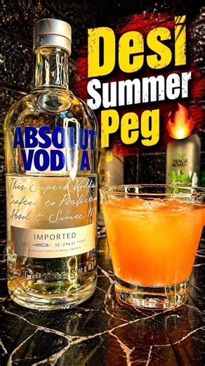 Absolute Vodka with mix fruit juice | Aam panna #drink #cocktail #viral #recipe