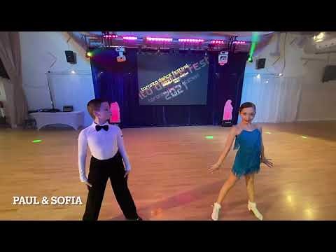 Kids Ballroom Show Performance Samba from Paul and Sofia. Juvenile