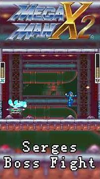 Mega Man X2 - Serges Boss Fight ⚔️ #gaming #megaman #games #boss #shorts
