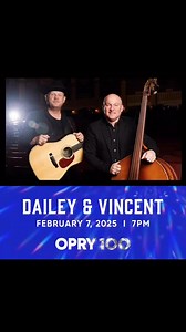 Join us tomorrow 2-7-25 at the amazing Grand Ole Opry along with Maggie Rose Mark Wills Old Crow Medicine Show Official: John Conlee Carlos Deford Bailey T. Graham Brown Vince Gill Dailey & Vincent Springer Mountain Farms WSM Radio Country Music Hall of Fame and Museum The Musicians Hall of Fame and Museum Grace Audio Technologies, Inc. D'Addario and Co. Shure www.opry.com www. Daileyvincent.com | Darrin Vincent