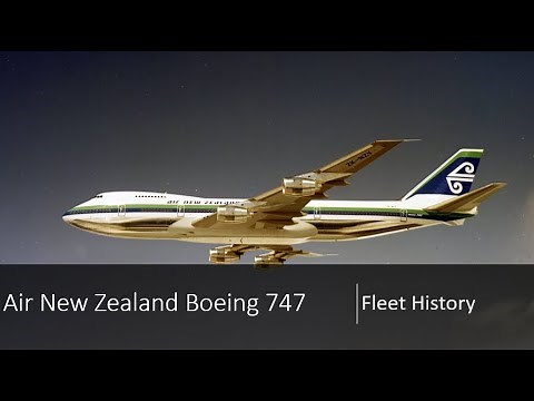 Air New Zealand Boeing 747 Fleet History