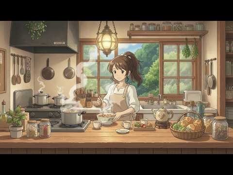 The Hidden Forest Cafe – A Magical Ghibli Inspired Story | Cozy Fantasy Village Animation