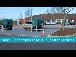 M5 Gloucester Services gets more EV chargers (Jan 2026)