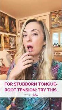 For Stubborn Tongue-Root Tension: Try This #SingingTips #VocalCoach #TongueRootTension