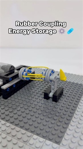 LEGO Rubber Coupling Energy Storage⚙️🩹#LegoTechnic#Engineering
