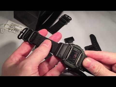 How to replace strap band on Casio GShock DW5600 GWM5610 with JaysAndKays® Convertibles® Adapters