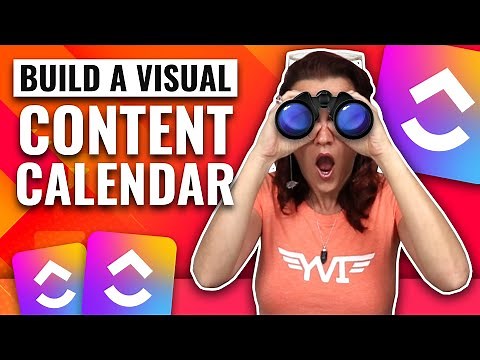How to use ClickUp to build an easy visual Content Calendar | ClickUp for Social Media Marketing