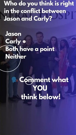 Who do you think is right in the conflict between Jason and Carly?