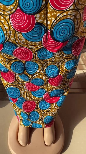 Vibrant Patterned Fabric with Unique Swirl Designs