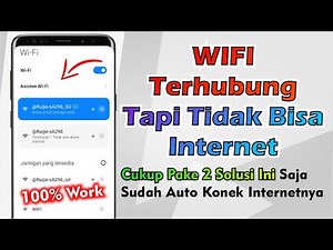 How to Solve Wifi No Internet - How to Solve Wifi Connected But Can't Connect to the Internet