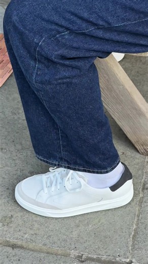 One pair. Every plan. 👟 Why pack multiple pairs when CODE can do it all? An everyday sneaker with the comfort to keep up and the versatility to style your way. 🚶 #WalkFurtherForLonger #EverydayTrainer #Clarks #Code