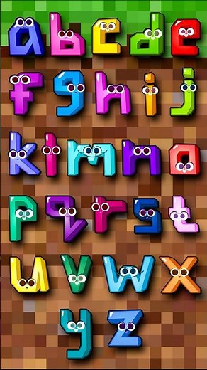 Learn to Read Letters With Minecraft #preschoolletters #abcssong #nurseryrhymes #alphabet #minecraft