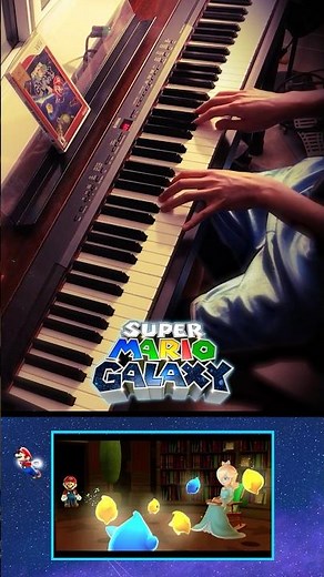 🪐 SUPER MARIO GALAXY - Rosalina’s Storybook (Luma) | Piano Cover 💫✨