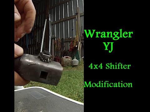 Wrangler YJ 4x4 Shifter Retaining Clip Modification Transfer Case