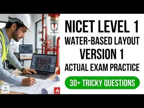 Pass NICET Level 1 Water Based Layout: Actual Exam Walkthrough!
