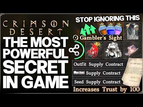 Crimson Desert - Do THIS Now - Game Changing Unlocks & Secret Items - Best NPC Trust Rewards Guide!