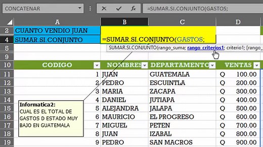 7.7K views · 284 reactions | Sumar Si Conjunto en Excel (Nueva...