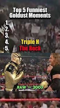 The top 5 funniest Goldust moments. #wwe #wrestling #prowrestling #sportsentertainment