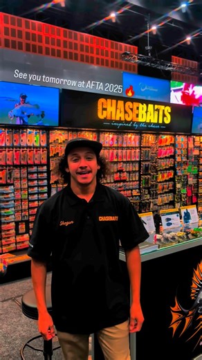 AFTA 2025 is here, drop on by to see our full range and test out a few lures in our tanks 🙌 | Chasebaits Australia