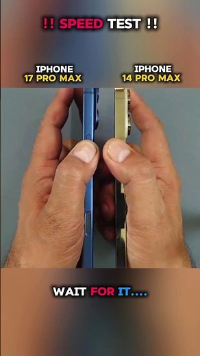 🚀⚡ IPHONE 17 PRO MAX VS IPHONE 14 PRO MAX SPEED TEST!!