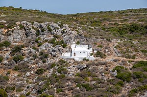 Agia Marina at Nerou, Kythera Ionian islands Mylopotamos village...